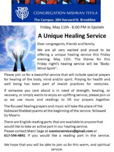 Special Healing Service