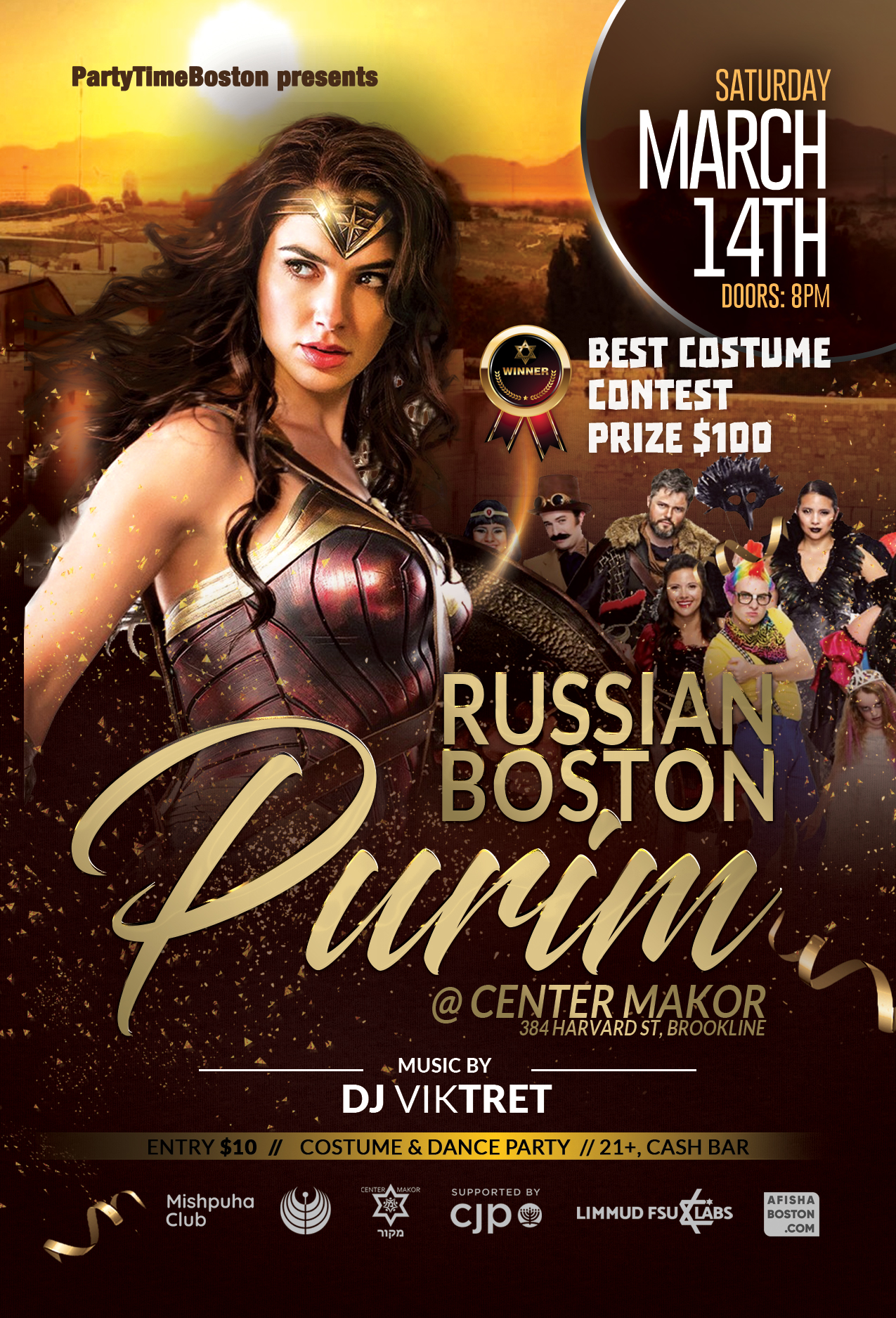 Russian Purim Costume Party (by PartyTime Boston)