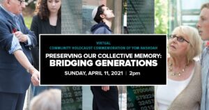 Preserving our Collective Memory: Bridging Generations Virtual Community Holocaust Commemoration of Yom HaShoah