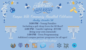 Campus-wide Hanukkah celebration