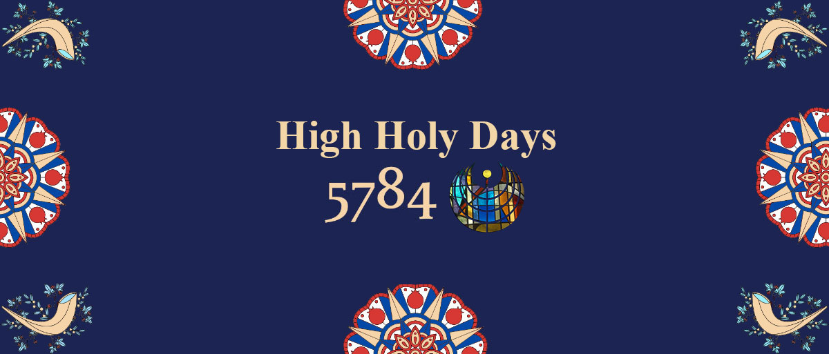 High Holy Days Schedule 5784