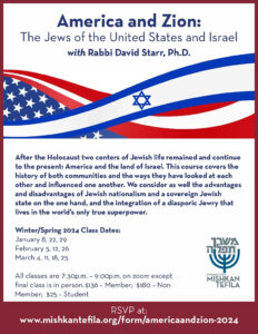 America and Zion: The Jews of the United States and Israel