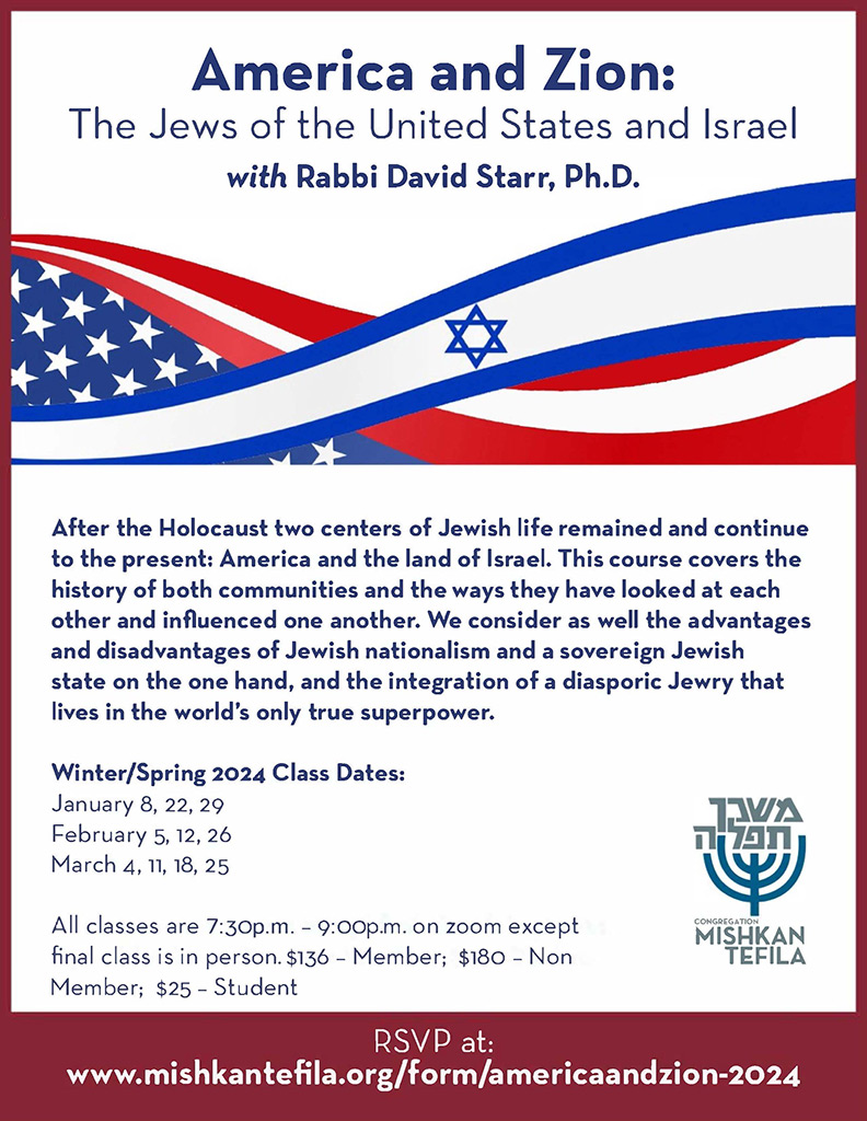 America and Zion: The Jews of the United States and Israel