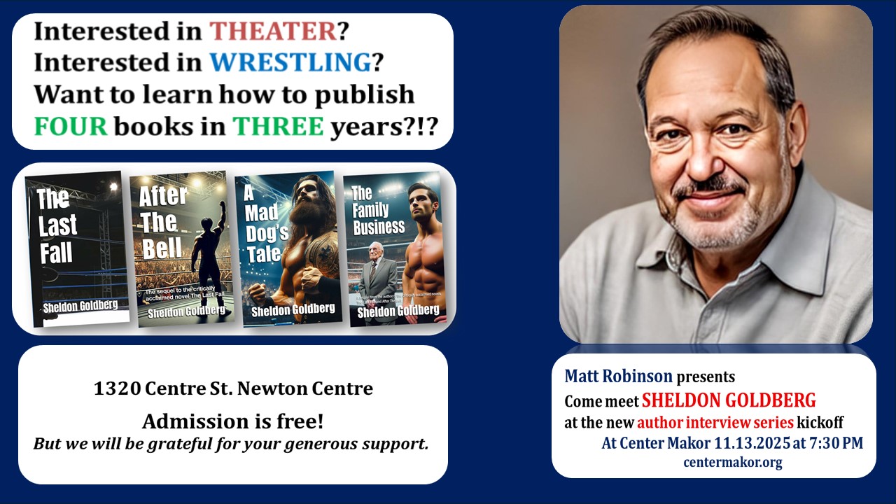 Sheldon Goldberg Author Interview Series Kickoff