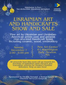 Ukrainian Art & Handicraft --Show & Sale on December 7, 2025