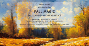Fall Magic. Paint Night with Marina Ray.