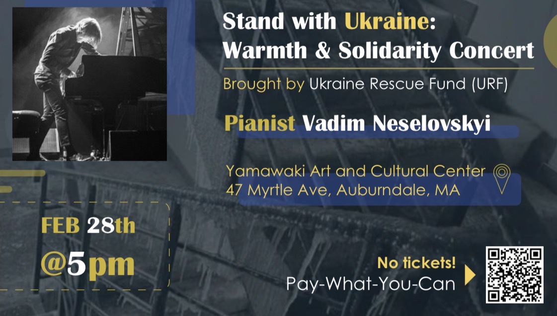 Stand with Ukraine: Warmth & Solidarity Concert and Fundraising