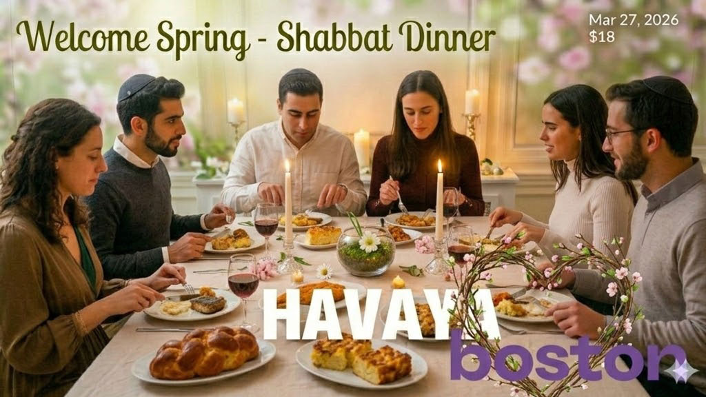 Havaya Welcome Spring Shabbat Dinner