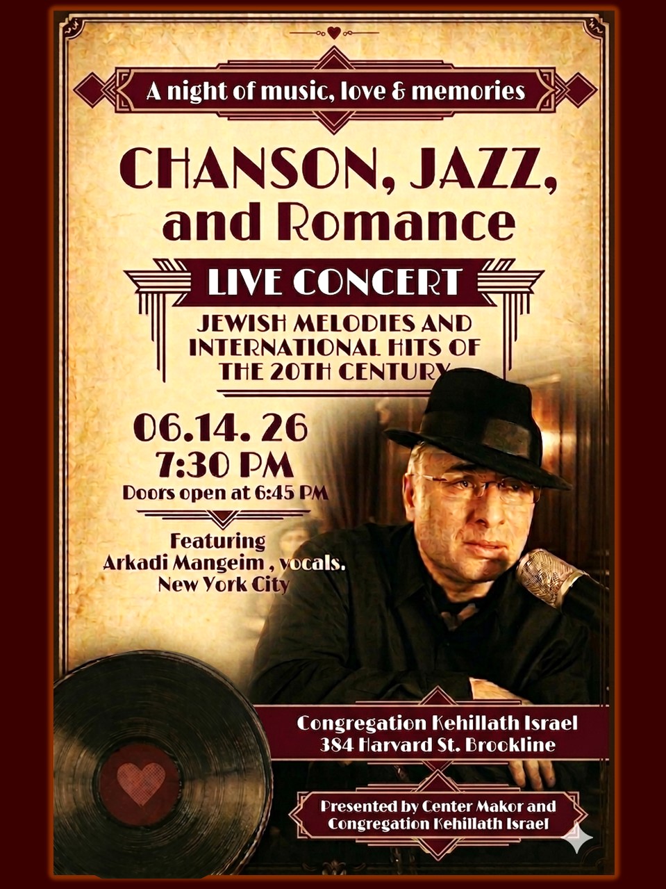 Arkadi Mangeim. Chanson, Jazz, & Romance