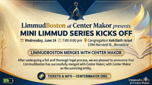 Mini Limmud Series Kicks Off