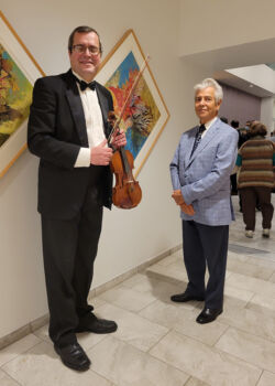Boris Vogel and Stan Antonévich before the event