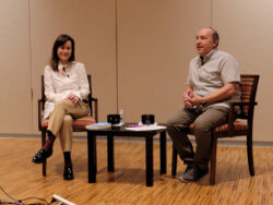 Margarita Gokun Silver presenting her book I Named My Dog Pushkin (and Other Immigrant Tales)