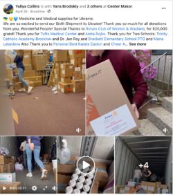 Medical Supplies to Ukraine