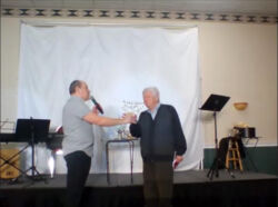 25th Annual Artistic Hanukkah Festival. The Live Achievement Award was presented to Mikhail Khazin for his bright and fruitful work as a journalist in our community.