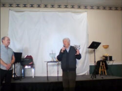 25th Annual Artistic Hanukkah Festival. The Live Achievement Award was presented to Mikhail Khazin for his bright and fruitful work as a journalist in our community.