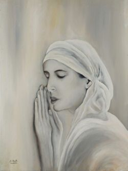 PRINT - 200 $. 60X80 Oil on canvas Jewish Portrait 10 דיוקן יהודי 10