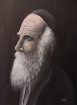 PRINT - 200 $. 60X80 Oil on canvas Jewish Portrait 11