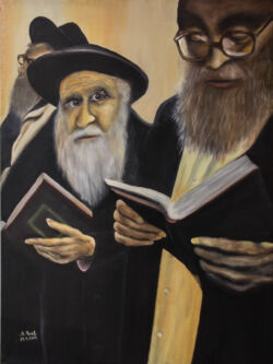 PRINT - 200 $. 60X80 Oil on canvas Jewish Portrait 8