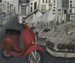 PRINT 200 $. 85X100 Oil on canvas Noistalgia of Cicily