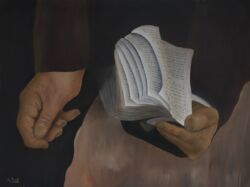 PRINT 200 $. 90X120 OIl on canvas Prayer תפילה