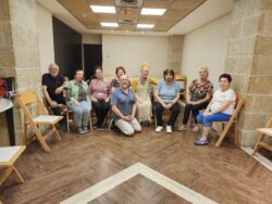 Mission to Israel. Beautiful, fresh, and refreshing is nearby but we only can see it from the distance. We are doing workshops and sessions with evacuees anв driving from one hotel to another, from one city to another... and we are happy. Right now the real beauty are Israelis. Am Isroel Chai!