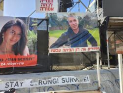Mission to Israel. The Refugees Square in Tel Aviv.