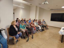 Mission to Israel. Beautiful, fresh, and refreshing is nearby but we only can see it from the distance. We are doing workshops and sessions with evacuees anв driving from one hotel to another, from one city to another... and we are happy. Right now the real beauty are Israelis. Am Isroel Chai!